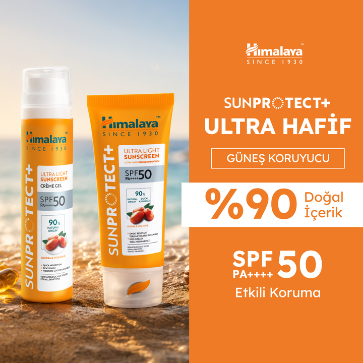 Himalaya Sunprotect+ Ultra Hafif Güneş Koruyucu Krem Jel, 50 gr