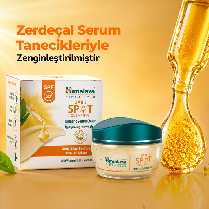 Himalaya Leke Karşıtı Zerdeçal Özlü Serum Krem SPF 30, 50 gr