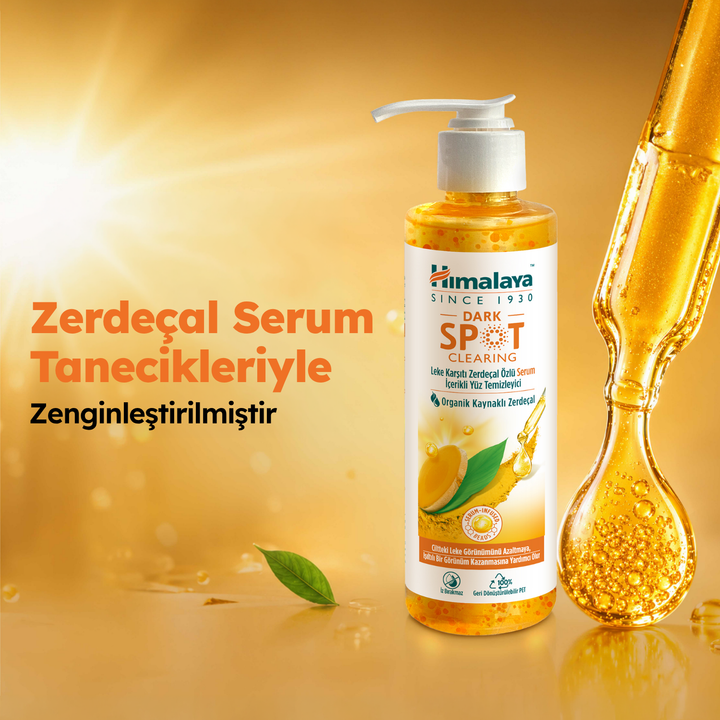 Himalaya Leke Karşıtı Zerdeçal Özlü Serum İçerikli Yüz Temizleyici, 180 ml