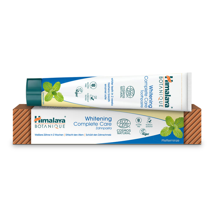 Beyazlatıcı Komple Bakım Organik İçerikli Diş Macunu, 100% Vejeteryan, EcoCert sertifikasına sahip, 75 ml