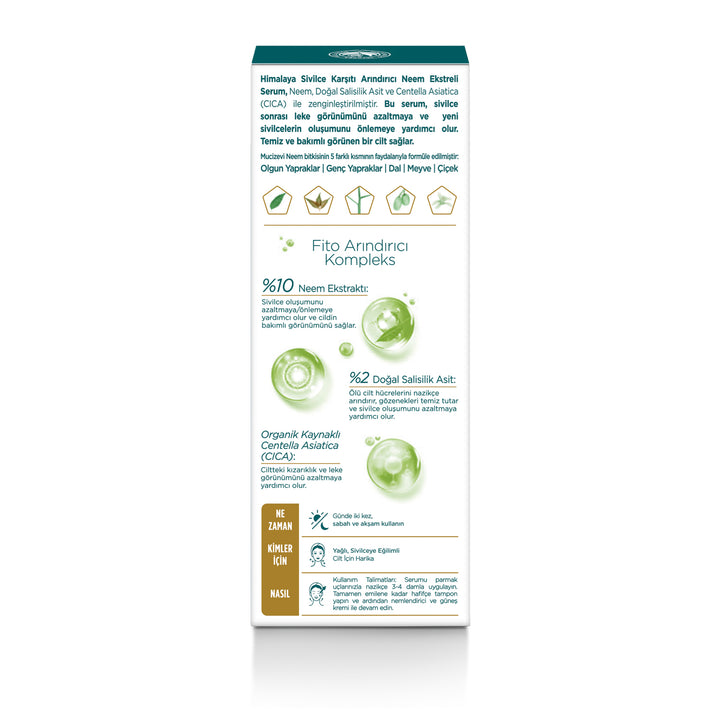 Sivilce Karşıtı Arındırıcı Neem Ekstreli Serum 30 ml