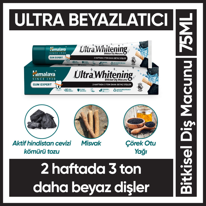 Ultra Whitening Bitkisel Diş Macunu