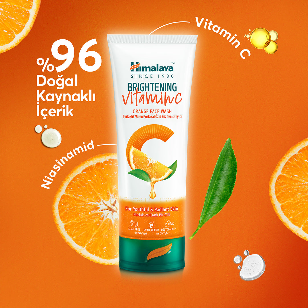 Parlaklık Veren Vitamin C Portakal Özlü Yüz Temizleyici 100ml