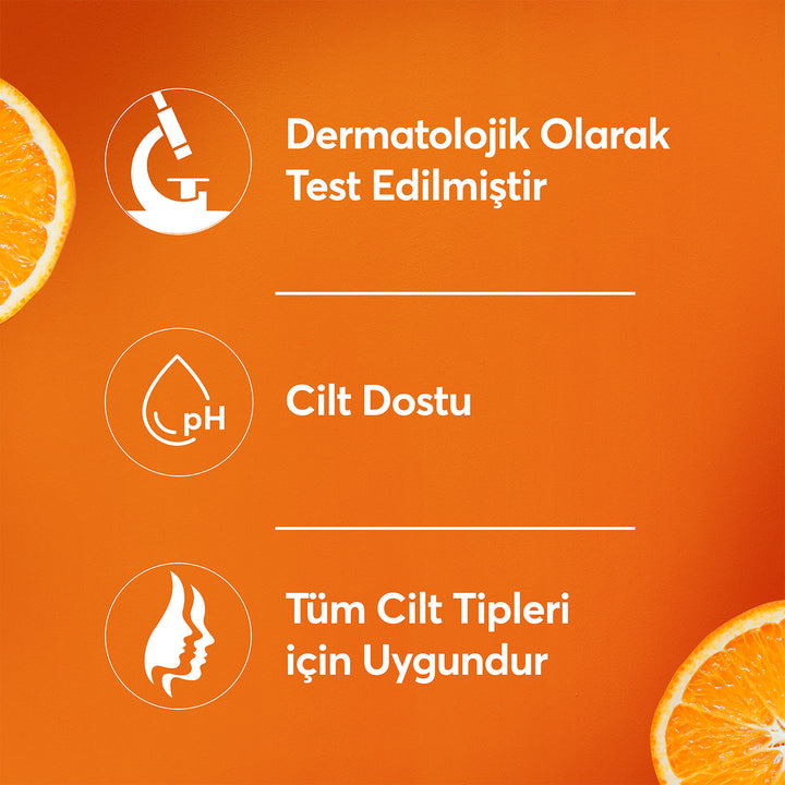 Parlaklık Veren Vitamin C Portakal Özlü Yüz Temizleyici 100ml