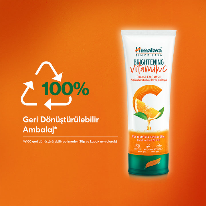 Parlaklık Veren Vitamin C Portakal Özlü Yüz Temizleyici 100ml