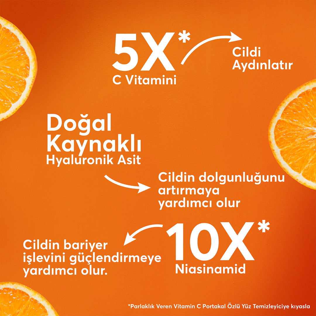 Parlaklık Veren Aydınlatıcı Vitamin C Portakal Özlü  Serum 30ml