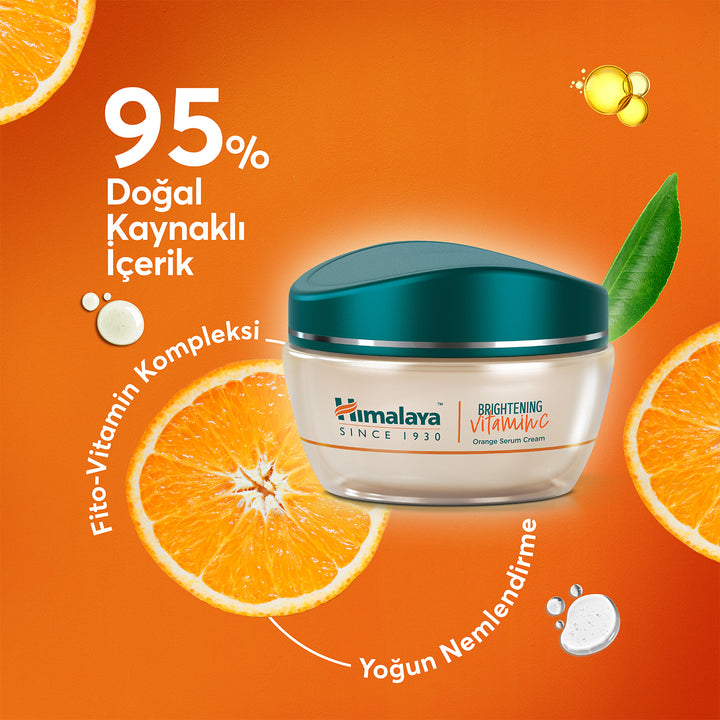 Parlaklık Veren Aydınlatıcı Vitamin C Portakal Özlü Serum Krem 50ml