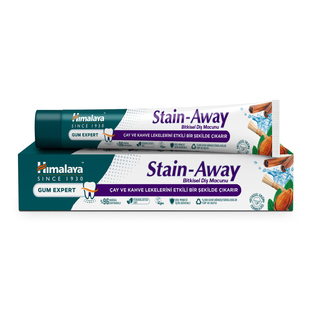 Leke Karşıtı Bitkisel Diş Macunu, Florürsüz, Daha Parlak Dişler 75 ml