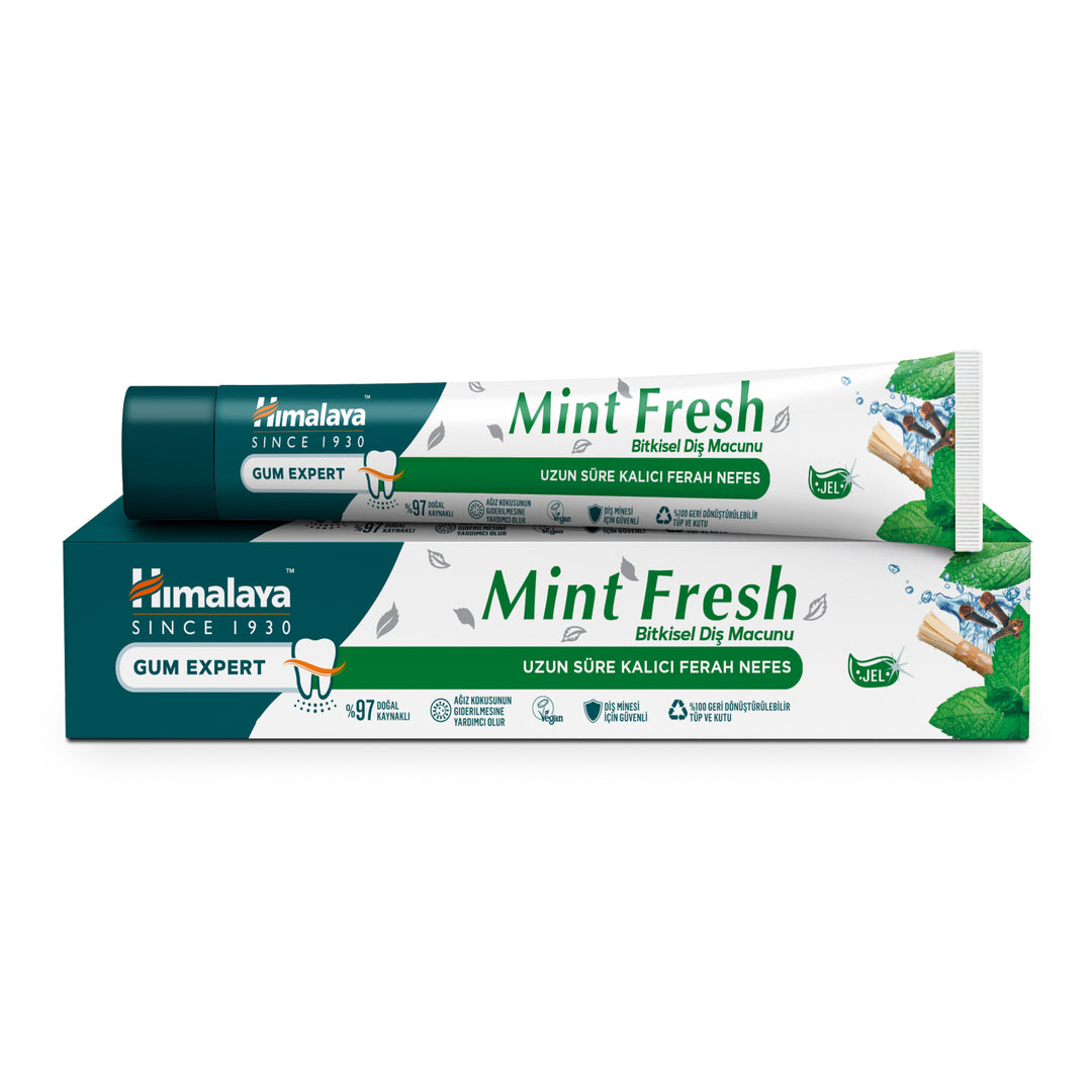 Nane Ferahlığı Bitkisel Diş Macunu, Florürsüz, Parabensiz, 100% Vejeteryan, Ferah Nefes, 75 ml