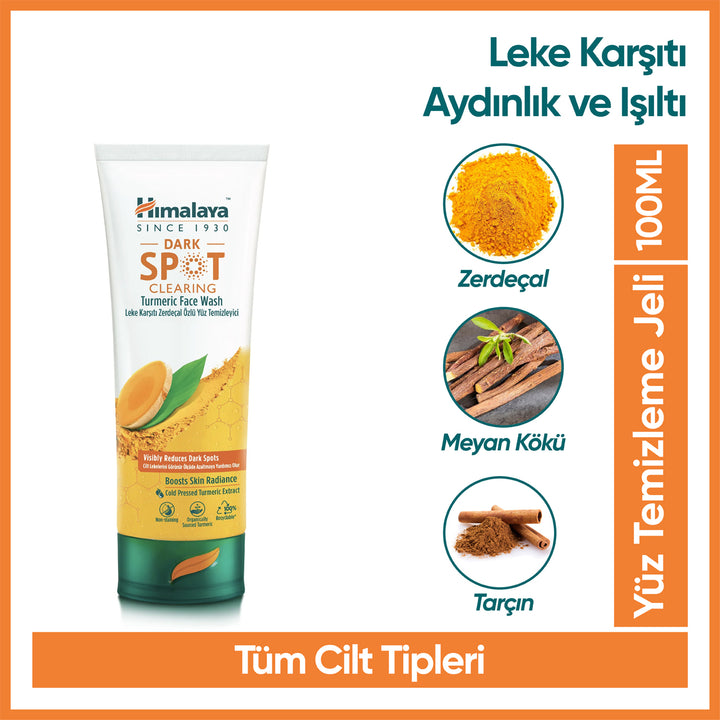 Leke Karşıtı Zerdeçal Özlü Yüz Temizleyici 100 ml