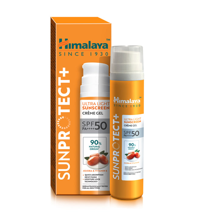 Himalaya Sunprotect+ Ultra Hafif Güneş Koruyucu Krem Jel, 50 gr